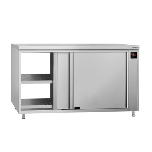 Commercial Hot Cupboard ECO - 1600x600mm - with pass-through & sliding doors - digital