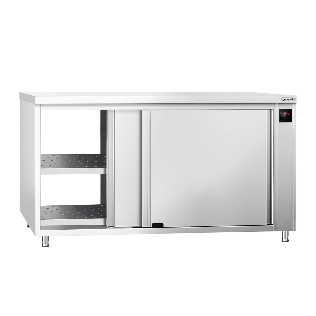 Lämpökaappi - 2,0 kW - 1 hyllyä - 1800x600x870 mm