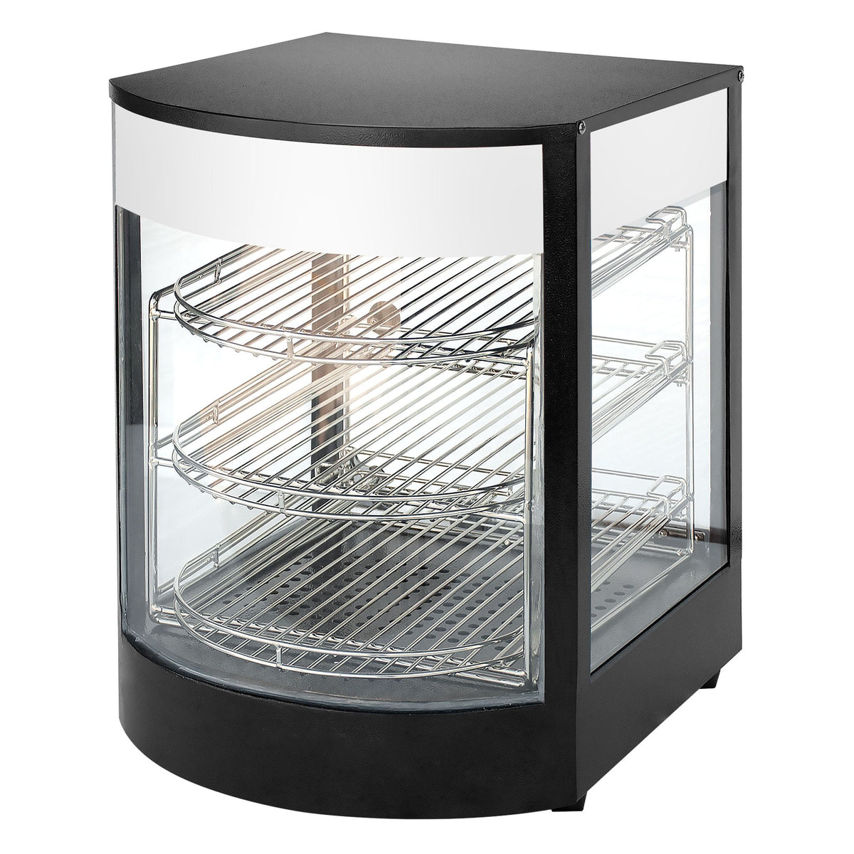 Lämpövitriini - 36 cm - 800 W - 3 tasoa - musta