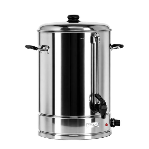 Catering Water Boiler & Mulled Wine Urn - 17L - 2.5kW - Adjustable Thermostat 30–110°C - Stainless Steel - with Dispensing Tap - Ideal for Mulled Wine