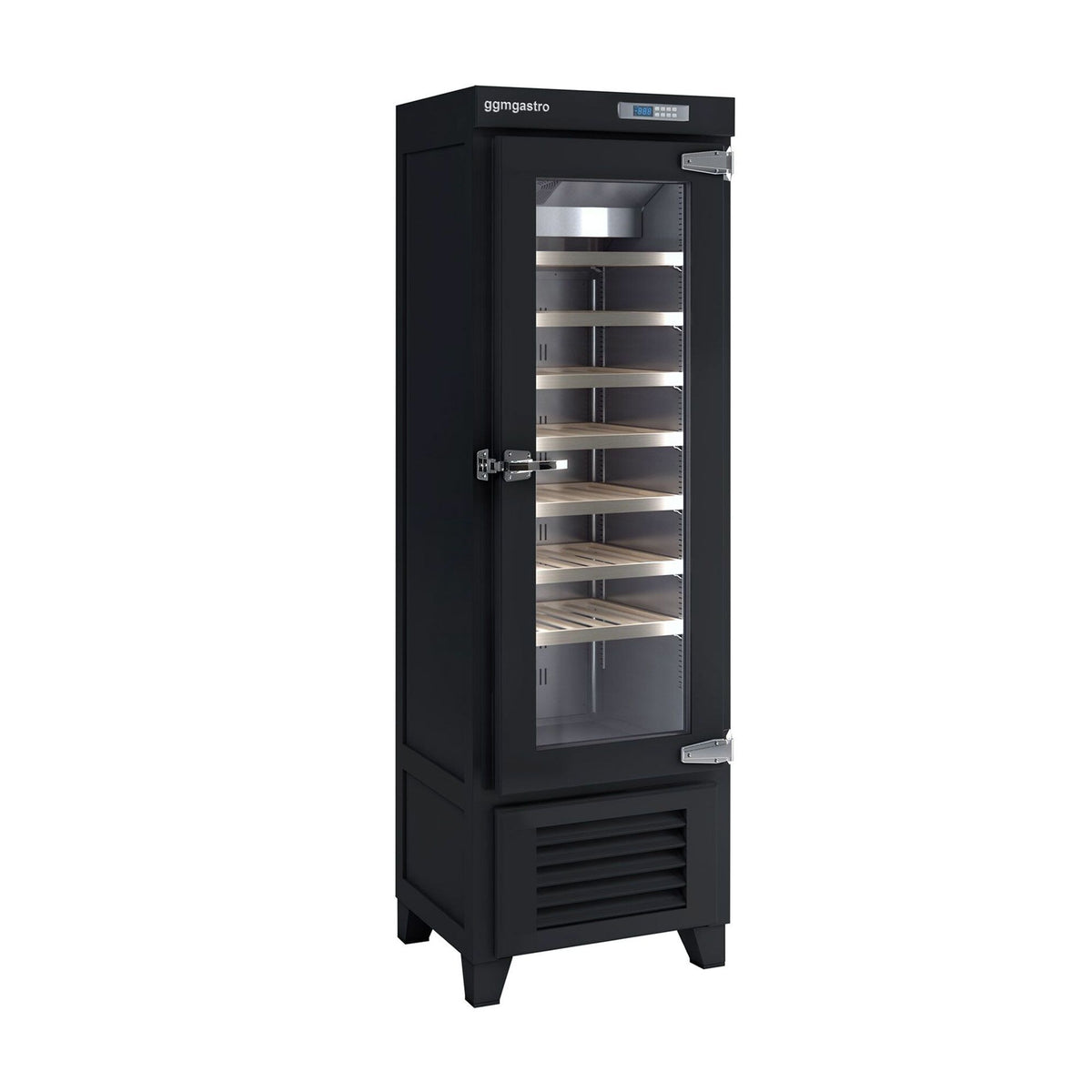 Commercial Wine Fridge - Black - Freestanding - Single Zone - 265L - max. 42 bottles