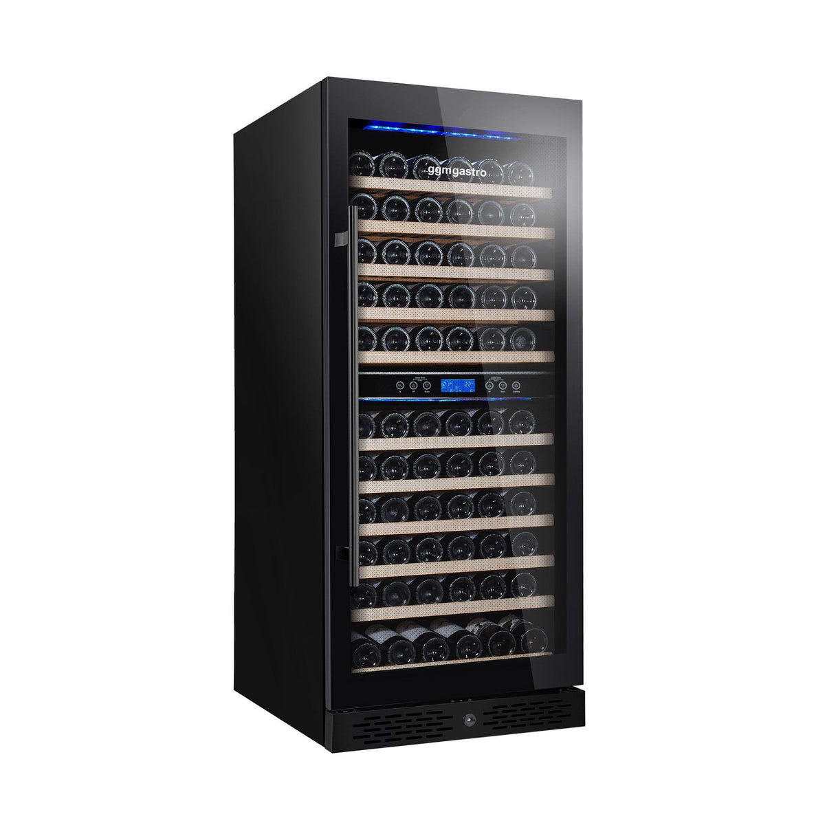 Commercial Wine Fridge - Stainless Steel - Dual Zone - 350L - max. 116 bottles