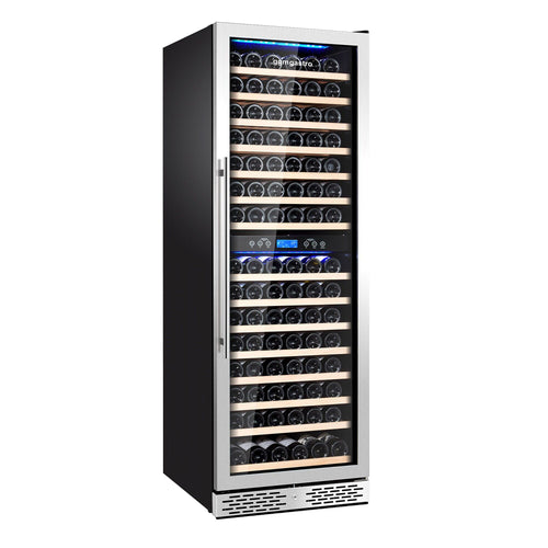 Commercial Wine Fridge - Dual Zone - 450L - max. 160 bottles