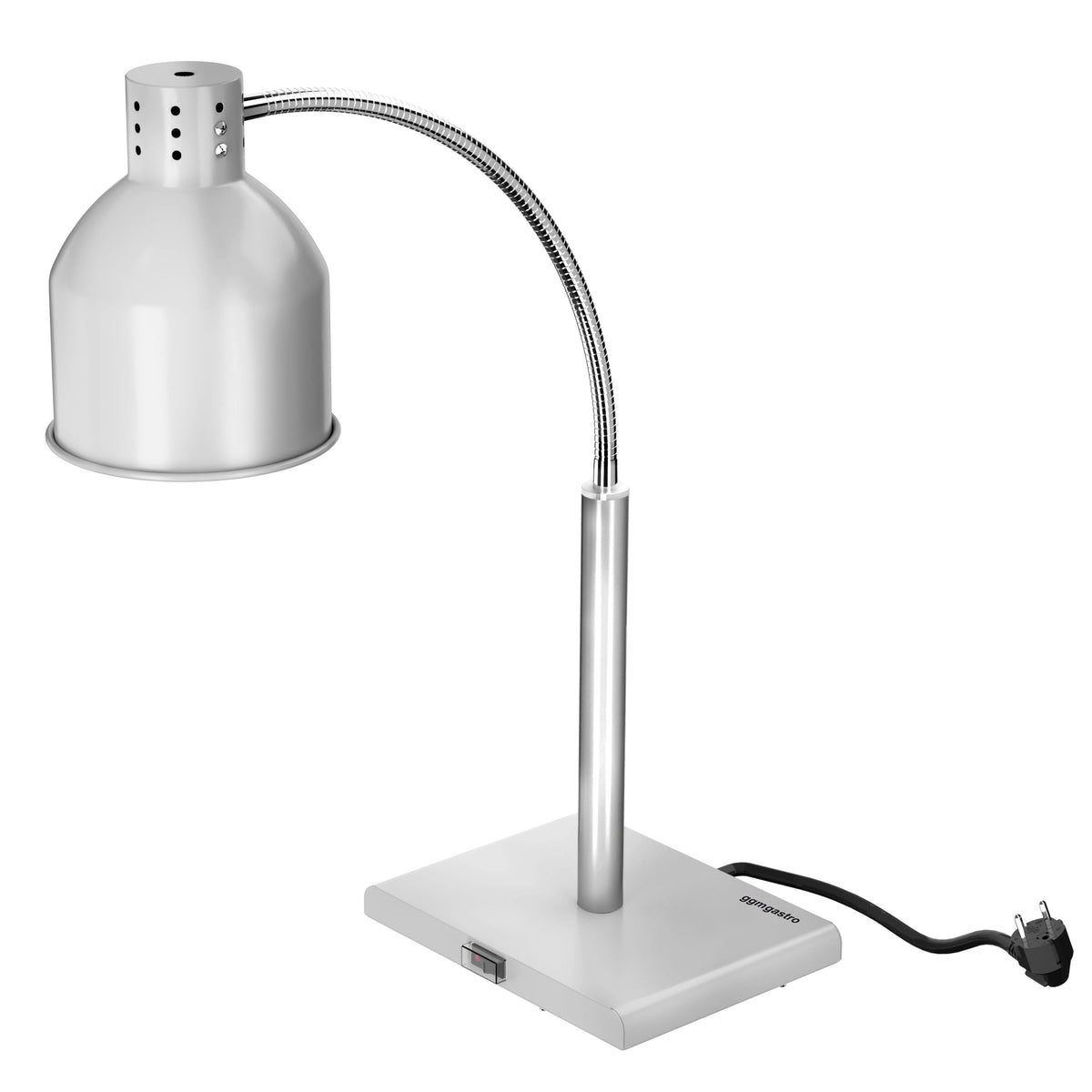Lämpölamppu Retro - 250 W - Ø 174 mm - joustavasti säädettävä - hopeanvärinen
