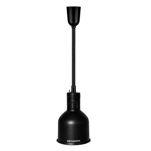 Lämpölamppu - 275 W - Ø 175 mm - korkeussäädettävä - musta