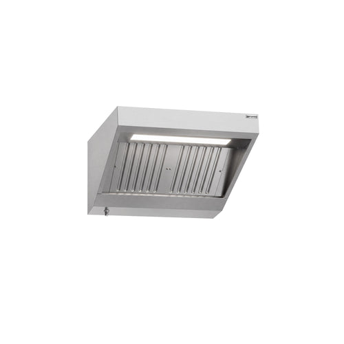 Seinähuuva - 1000 mm - 900 mm syvä - rasvasuodatin ja LED-valaistus