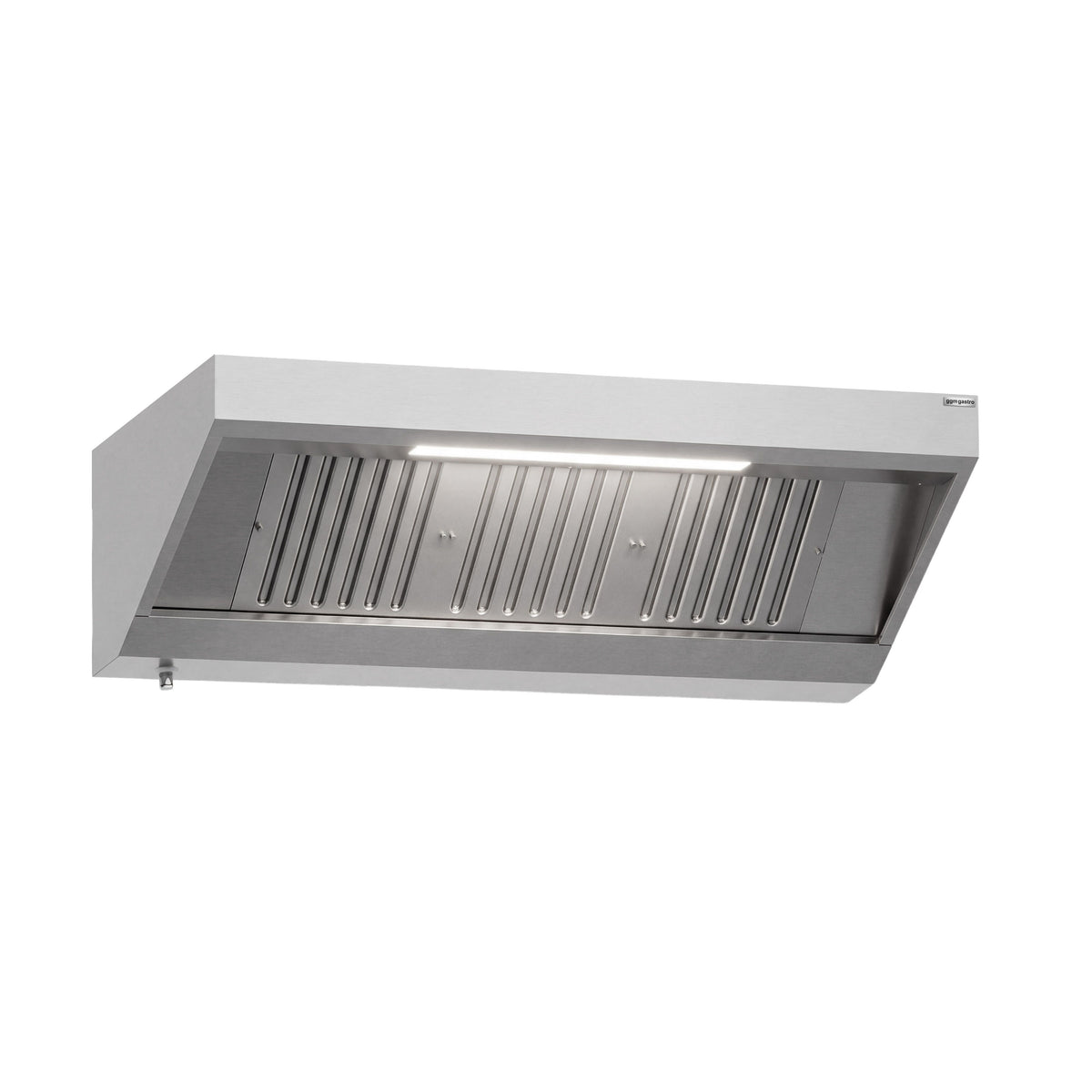 Seinähuuva - 1600 mm - 700 mm syvä - rasvasuodatin ja LED-valaistus
