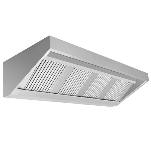 Seinähuuva - 2200 mm - 700 mm syvä - rasvasuodatin ja valaistuksella