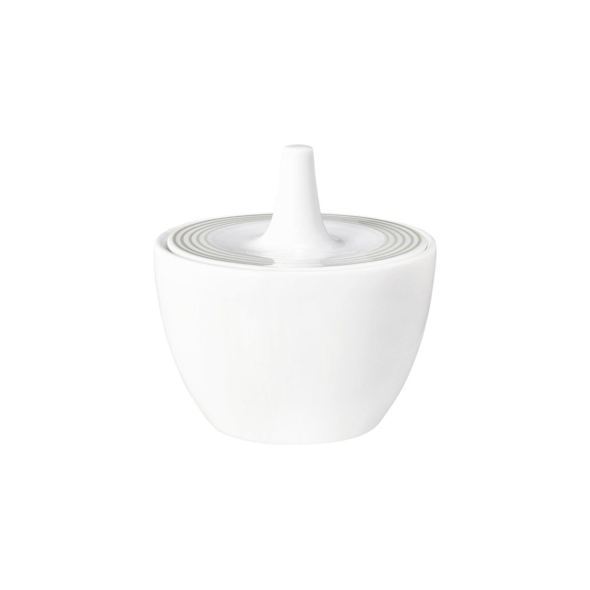 SELTMANN WEIDEN | Blues Sugar Bowl with Lid – Pearl Grey – 270 ml – Porcelain