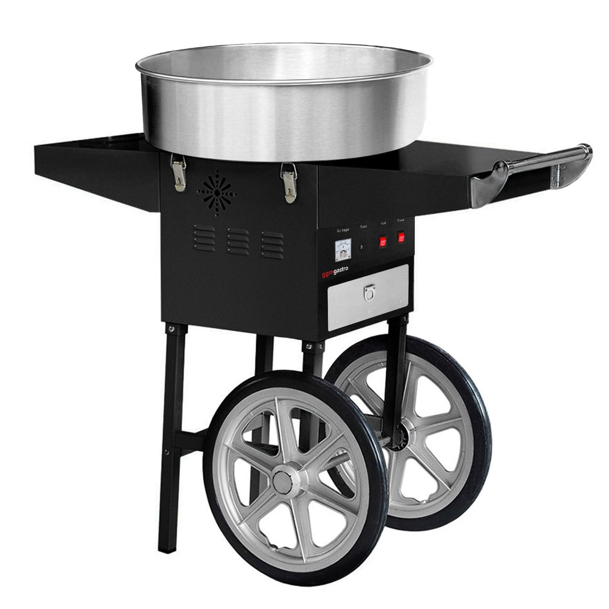 Hattarakone ammattikäyttöön - Ø 52 cm - 1,08 kW - musta