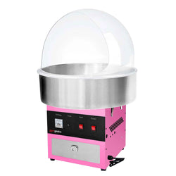 Hattarakone ammattikäyttöön - Ø 52 cm - 950 W - pinkki - roiskesuojalla