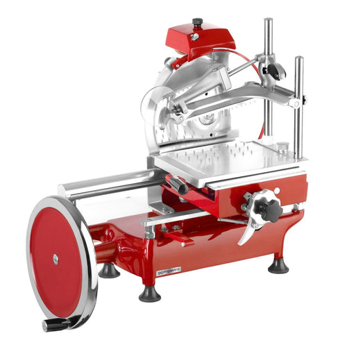 Flywheel Meat Slicer - Blade 300mm - Red