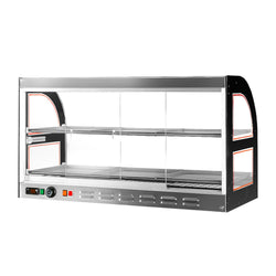 Lämpövitriini broilereille - 110 cm - 1,8 kW - 2 tasoa