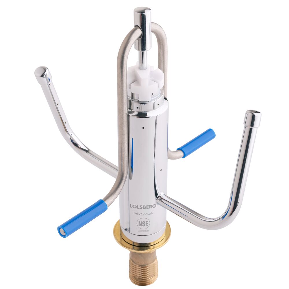 Inset Glass Rinser - with automatic shut-off valve