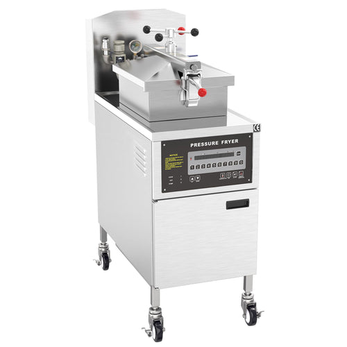 Painefriteerauskeitin - sähkökäyttöinen - sopii kalalle - 24 l - 13,5 kW - öljynsuodatusjärjestelmällä - digitaalinen ohjaus - 400 V