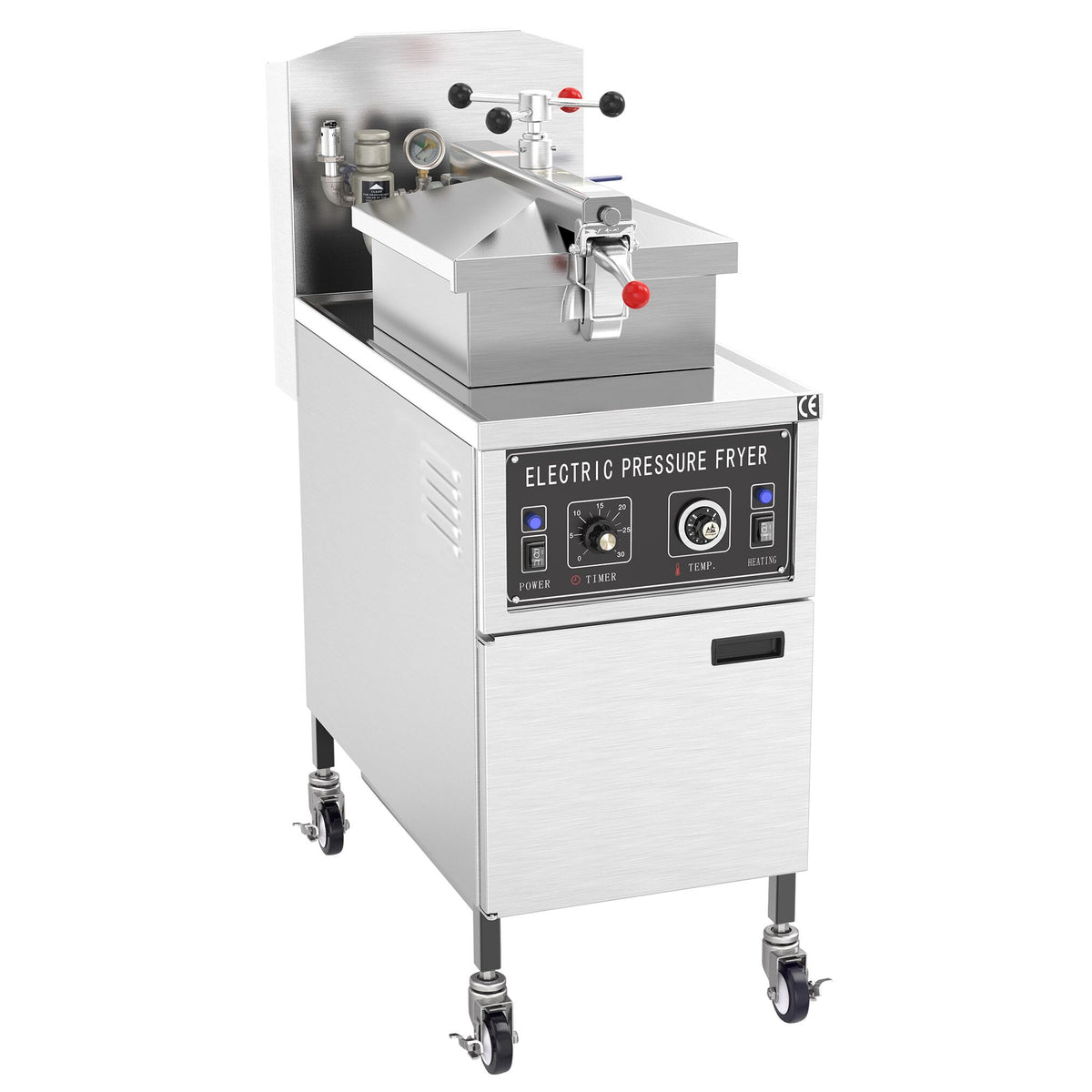 Commercial Electric Pressure Fryer - 24 litres - 12kW - Manual