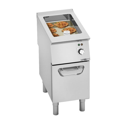 Sähkökäyttöinen paistinpata - 400 mm - 11,5 l - 4,8 kW - 1 kiinteä grilliallasta