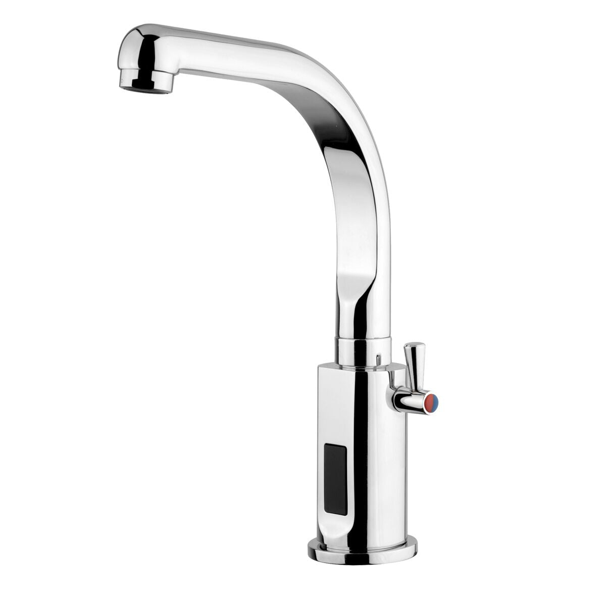 Yksireikäinen sekoitusventtiili PREMIUM - varusteena: juoksuputki, kääntyvä juoksuputki, G 1/2" liitäntä & kosketusvapaa käyttö - 160 mm