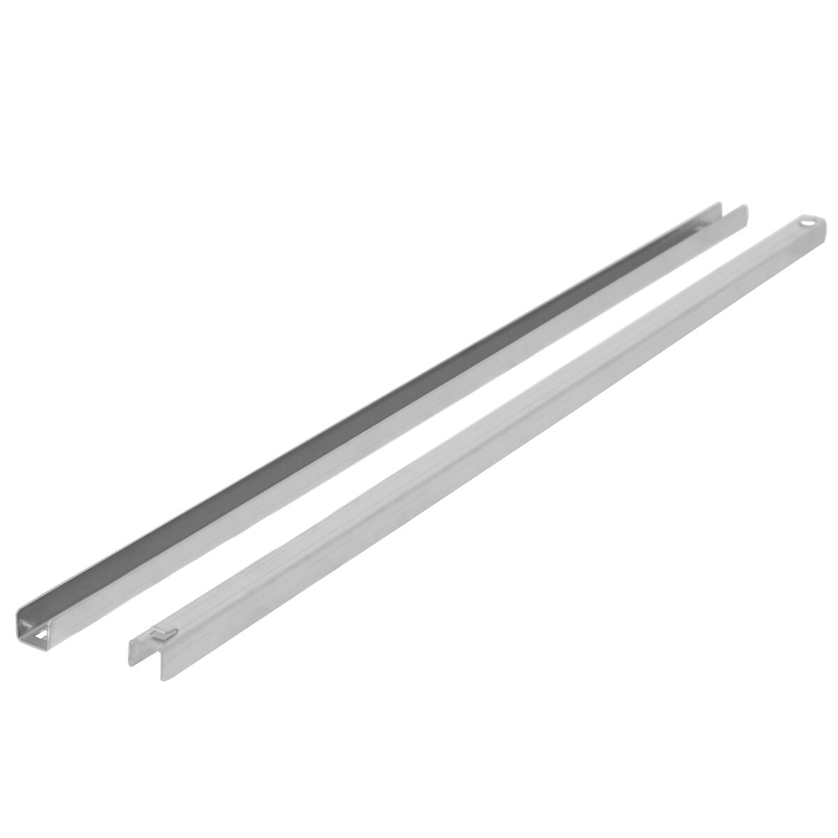 Ruostumattomat teräskiskot - 803x35x27 mm - varten BKG- ja BTKG-sarjoja