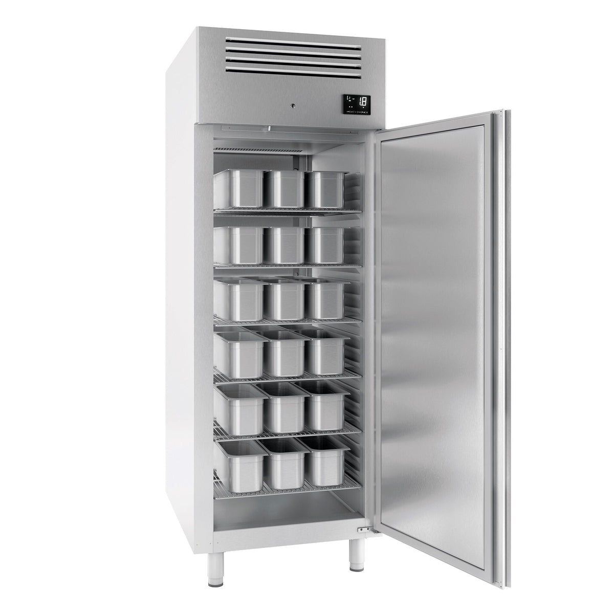 Pakastin ruostumatonta terästä Premium PLUS - EN 600x800 - 900 L - 1 ovi
