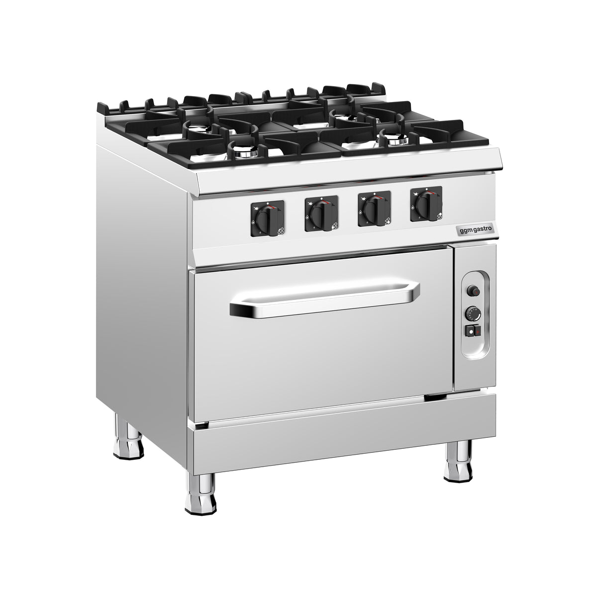 Kaasuliesi Giuseppe 700 ‑sarja - 800x730x900 mm - 32 kW - 4 poltinta - sis. kaasu‑uuni - 6 kW