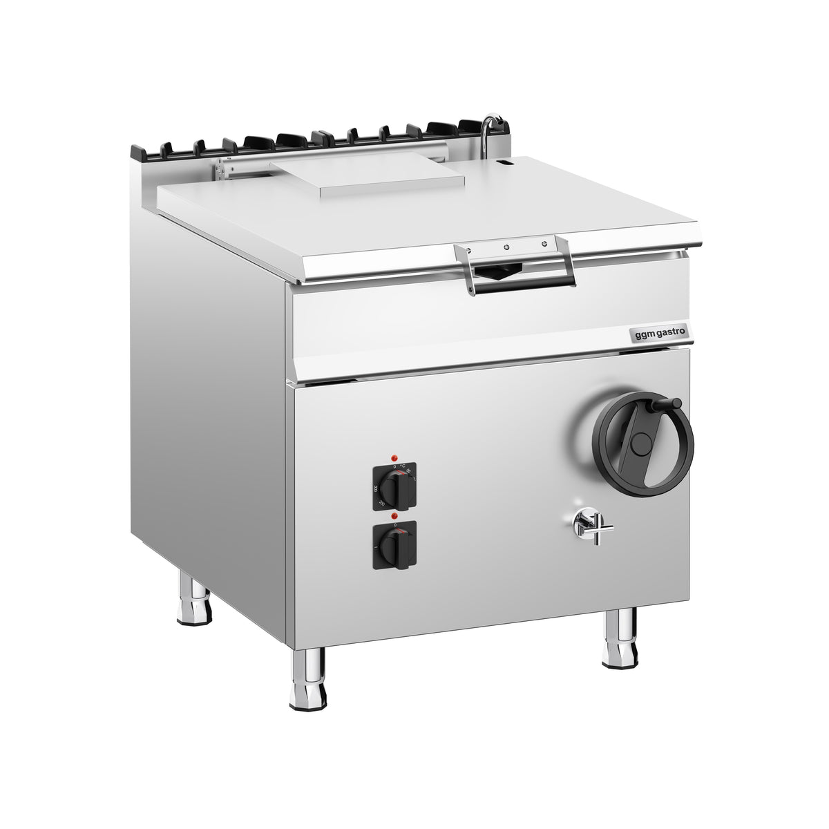 Kippipannu - sähkö - 80 l - 12 kW - käsipyörä ja vesiliitäntä