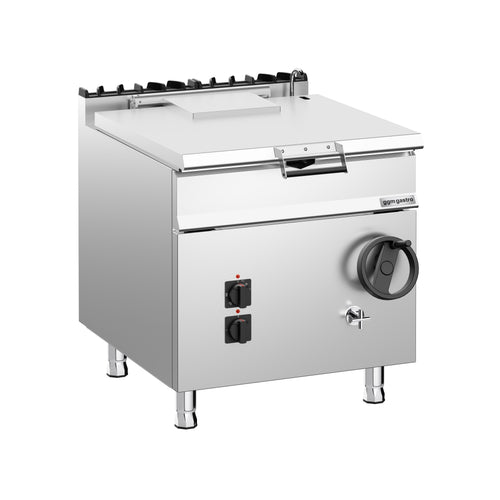 Kippipannu - sähkö - 80 l - 12 kW - käsipyörä ja vesiliitäntä