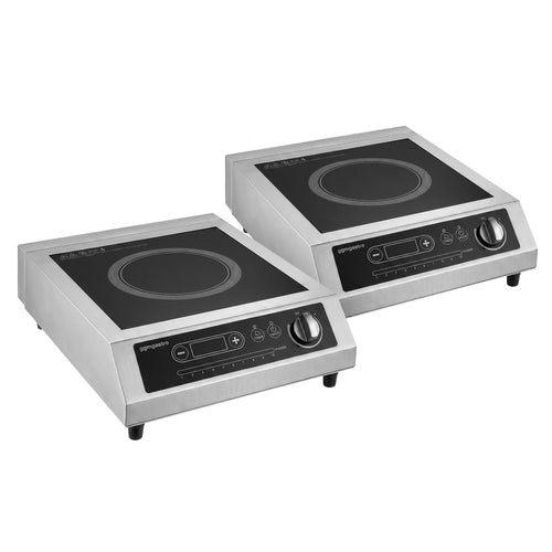 (2 kpl) Induktioliesi - 360x460x129 mm - 3,5 kW - 1 keittoaluetta - pöytämalli