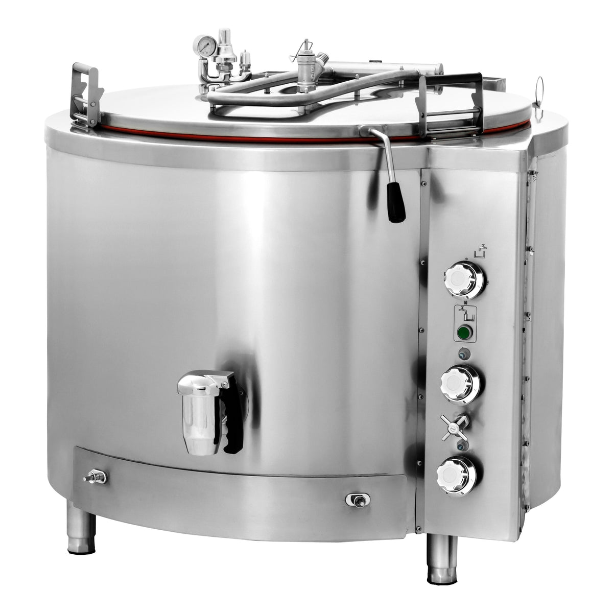 Kaasu keittopata - 500 l - 56,0 kW - Epäsuora lämmitys - vesiliitännällä