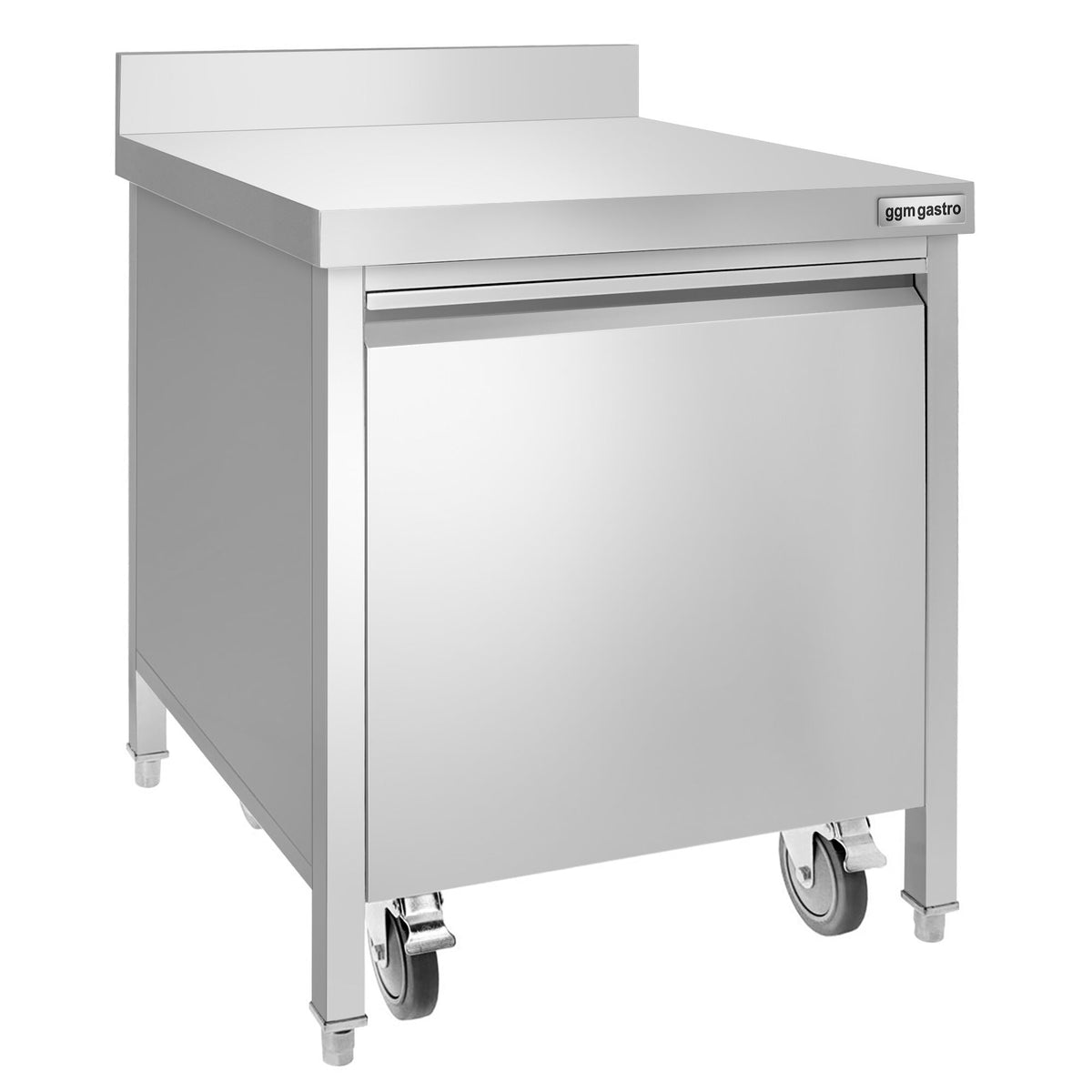 Waste bin - Built-in - 50L - 970(H)x700(W)x700(D)mm - with rear upstand & inner bucket - soft-close & pull-out front - Stainless steel