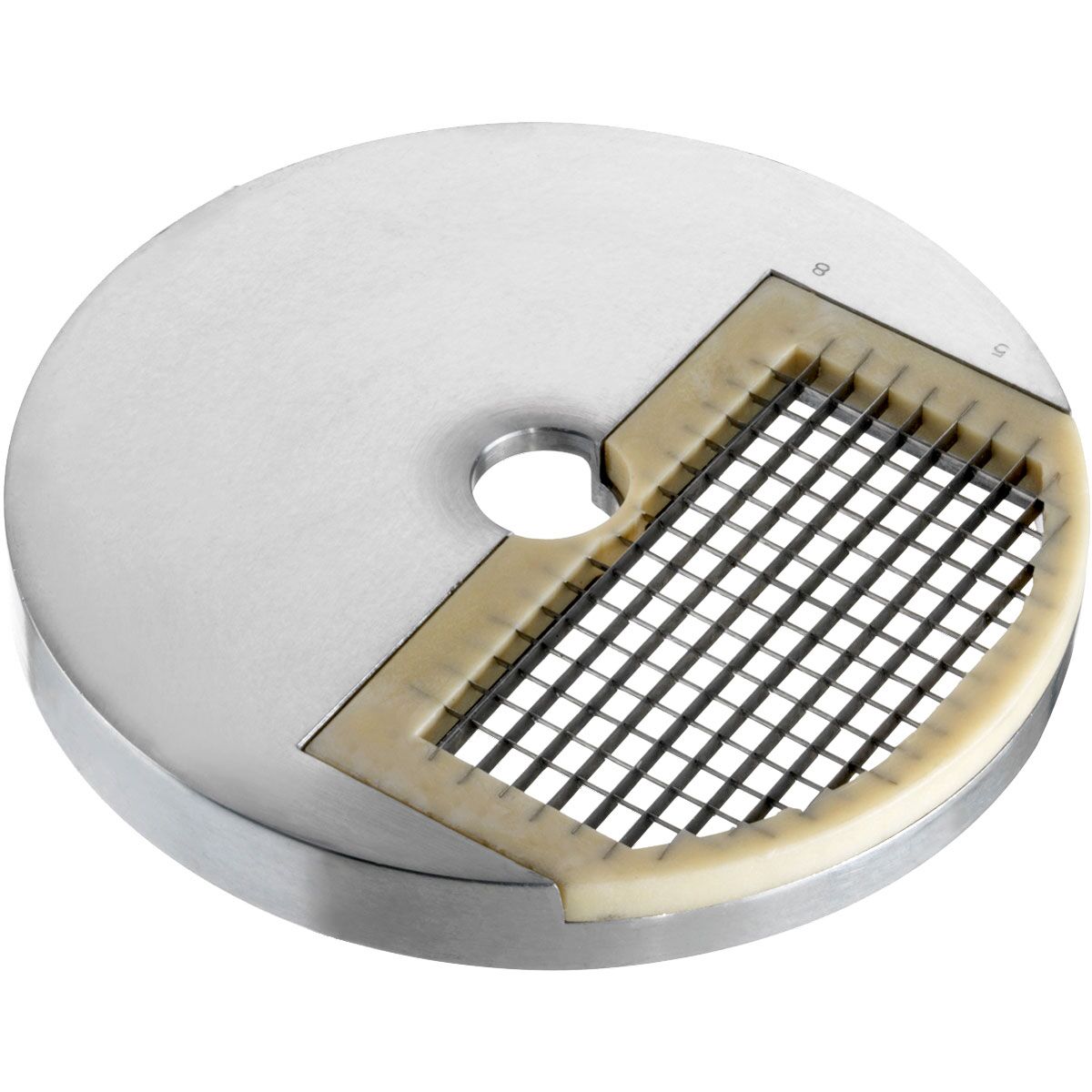 Mozzarellaleikkurin leikkuulevy MOSF120 - Kuutio - 12x12x8 mm