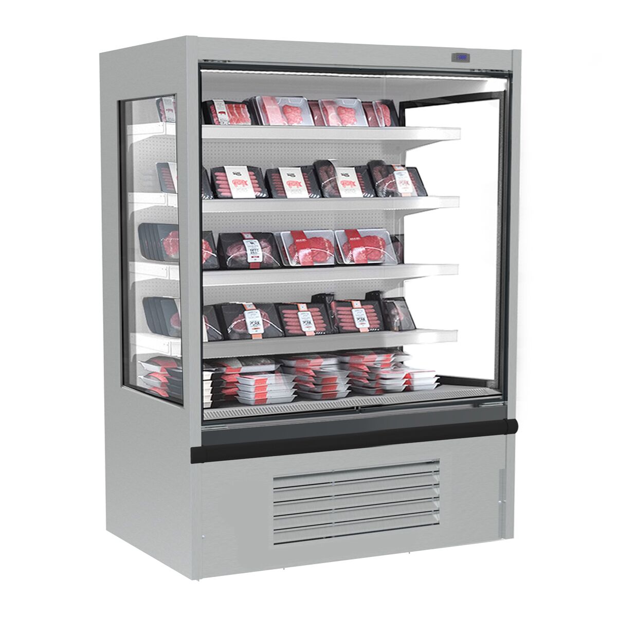 Kylmähylly - 1330 mm - 470 l - +2 – +5 °C - 4 hyllyä - sis. yöverho