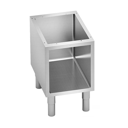 Open Base Cabinet - 400x630x610mm - Stainless Steel - with Rounded Edges - Series PREMIUM - Paolo 700