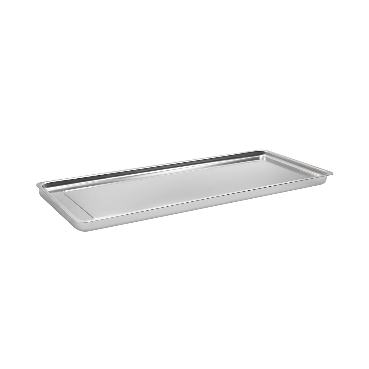 Esillepanovati - ruostumaton teräs - reunallinen - 768x268 mm - Korkeus: 40 mm
