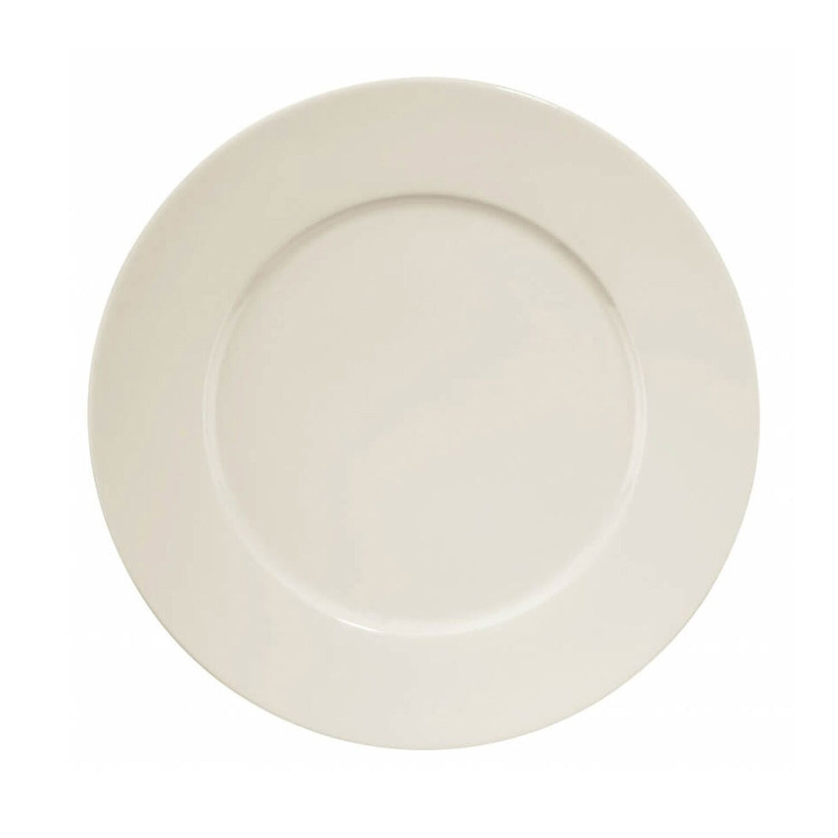 (12 pcs) PERA | Plate - flat - Porcelain - Ø300mm - Cream