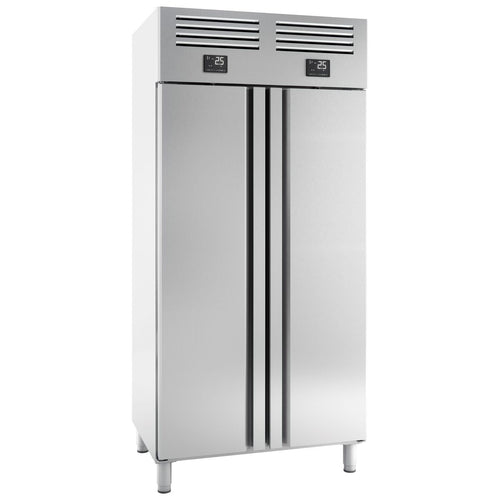 Commercial Fridge Freezer Combination Stainless steel PREMIUM PLUS - GN 1/1 - 745L - with 2 doors